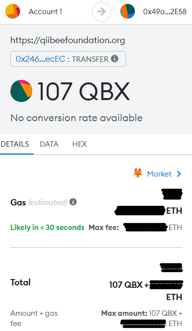 QBX ERC-20 token migration v2